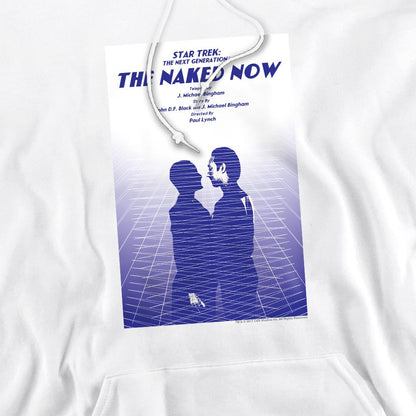 White - Pack Shot - Star Trek Mens The Next Generation Season 1 Episode 3 Hoodie
