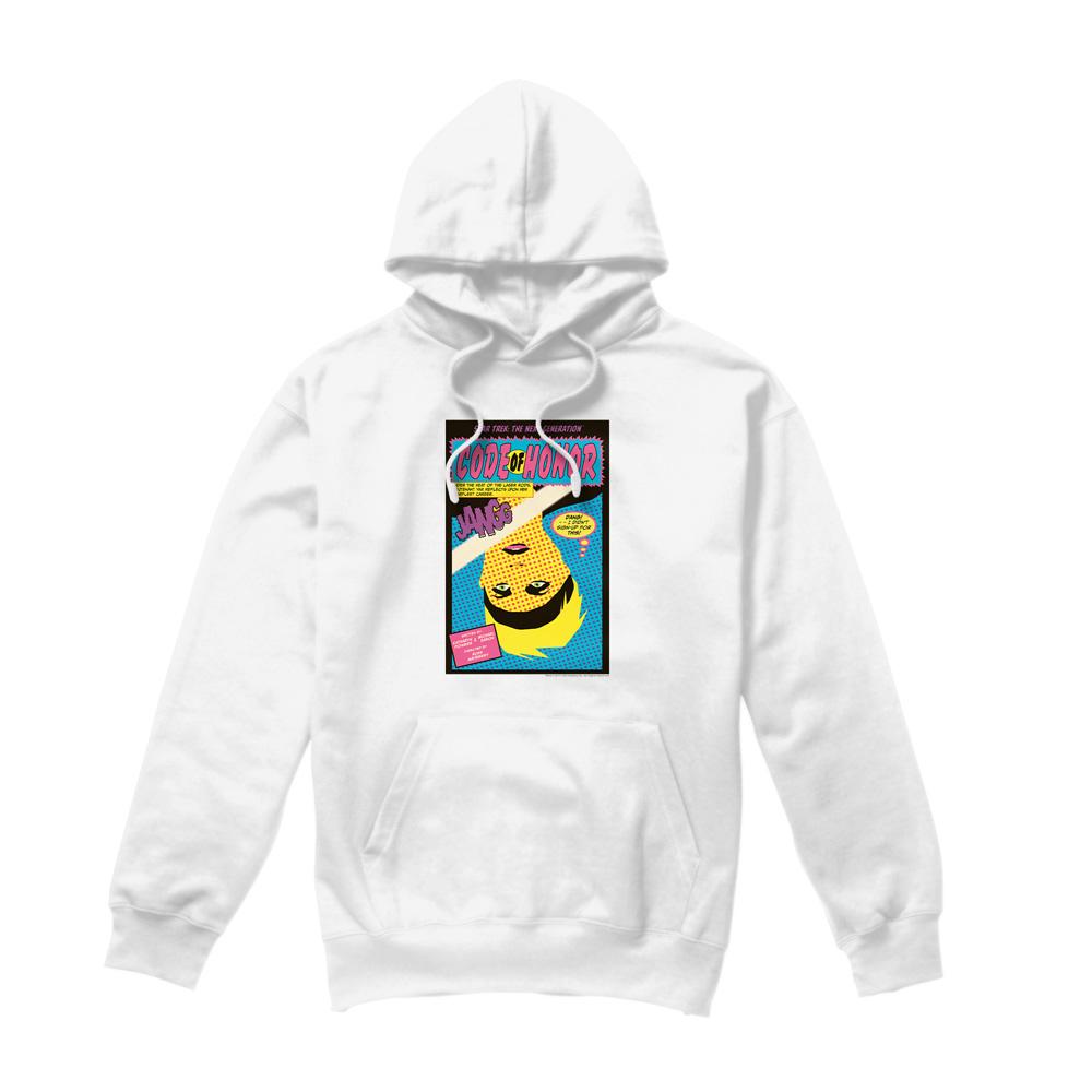 White - Front - Star Trek Mens The Next Generation Season 1 Episode 4 Hoodie