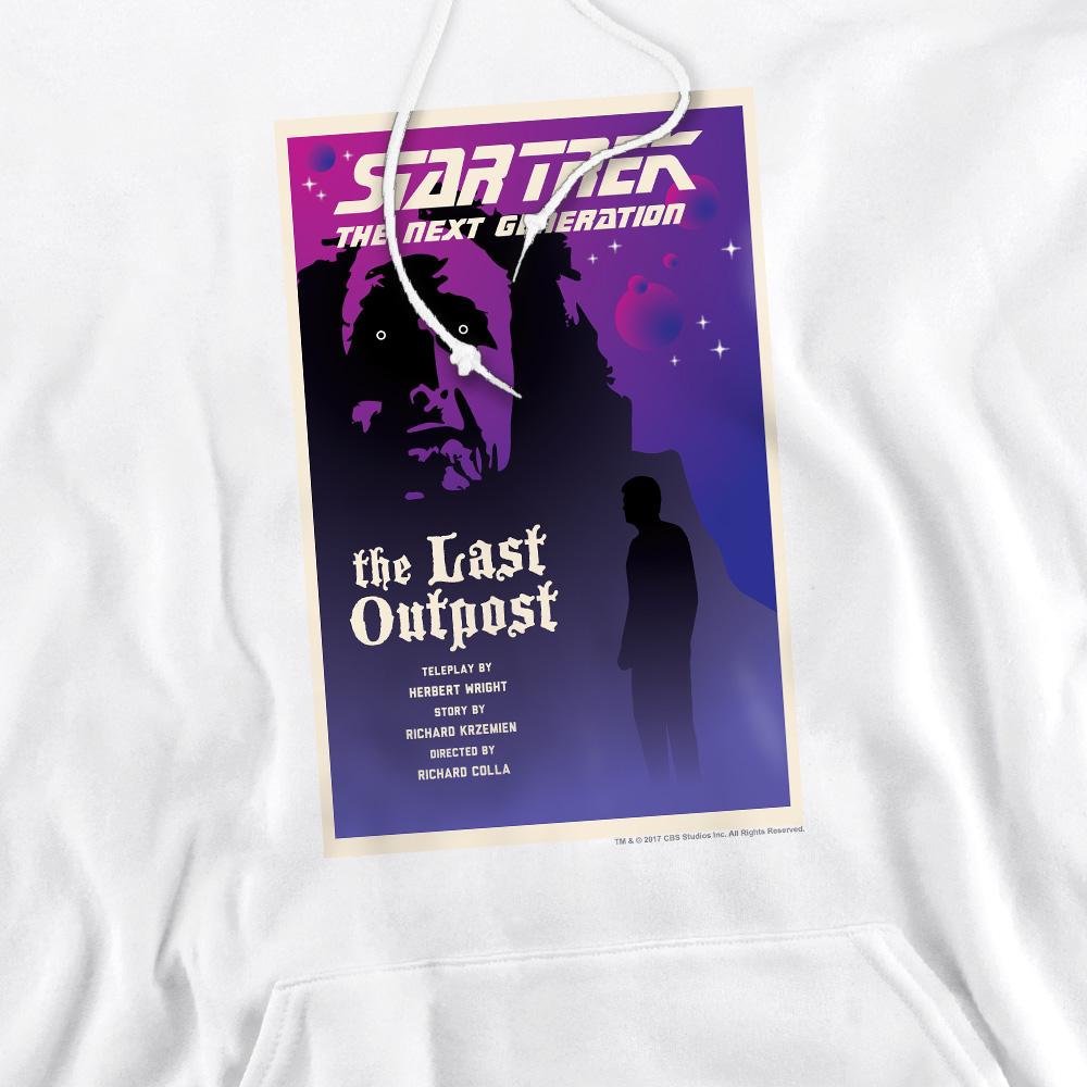White - Pack Shot - Star Trek Mens The Next Generation Season 1 Episode 5 Hoodie