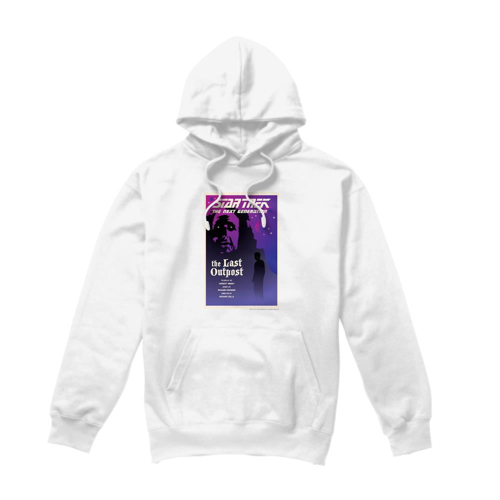 White - Front - Star Trek Mens The Next Generation Season 1 Episode 5 Hoodie