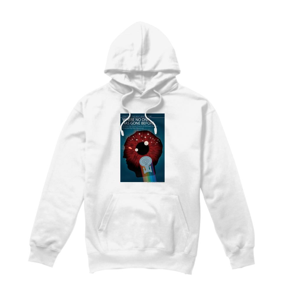 White - Front - Star Trek Mens The Next Generation Season 1 Episode 6 Hoodie