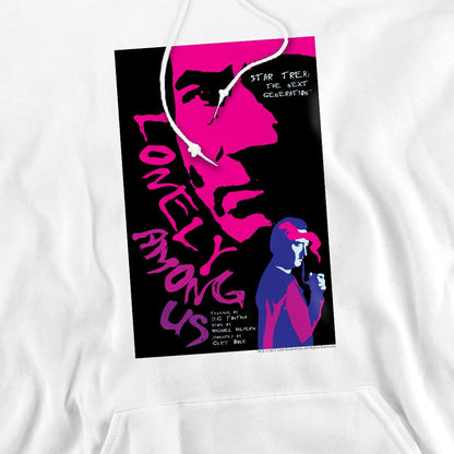 White - Pack Shot - Star Trek Mens The Next Generation Season 1 Episode 7 Hoodie