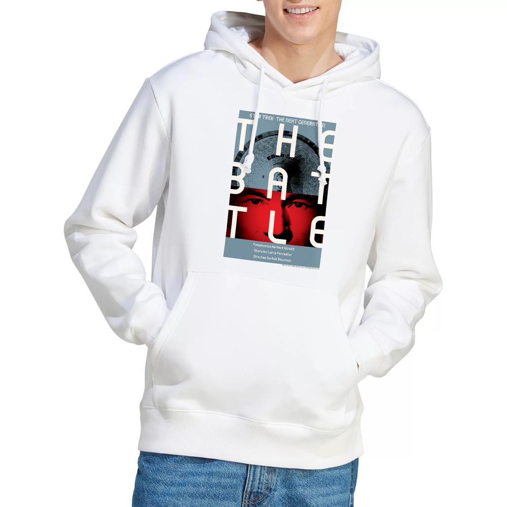 White - Lifestyle - Star Trek Mens The Next Generation Season 1 Episode 9 Hoodie