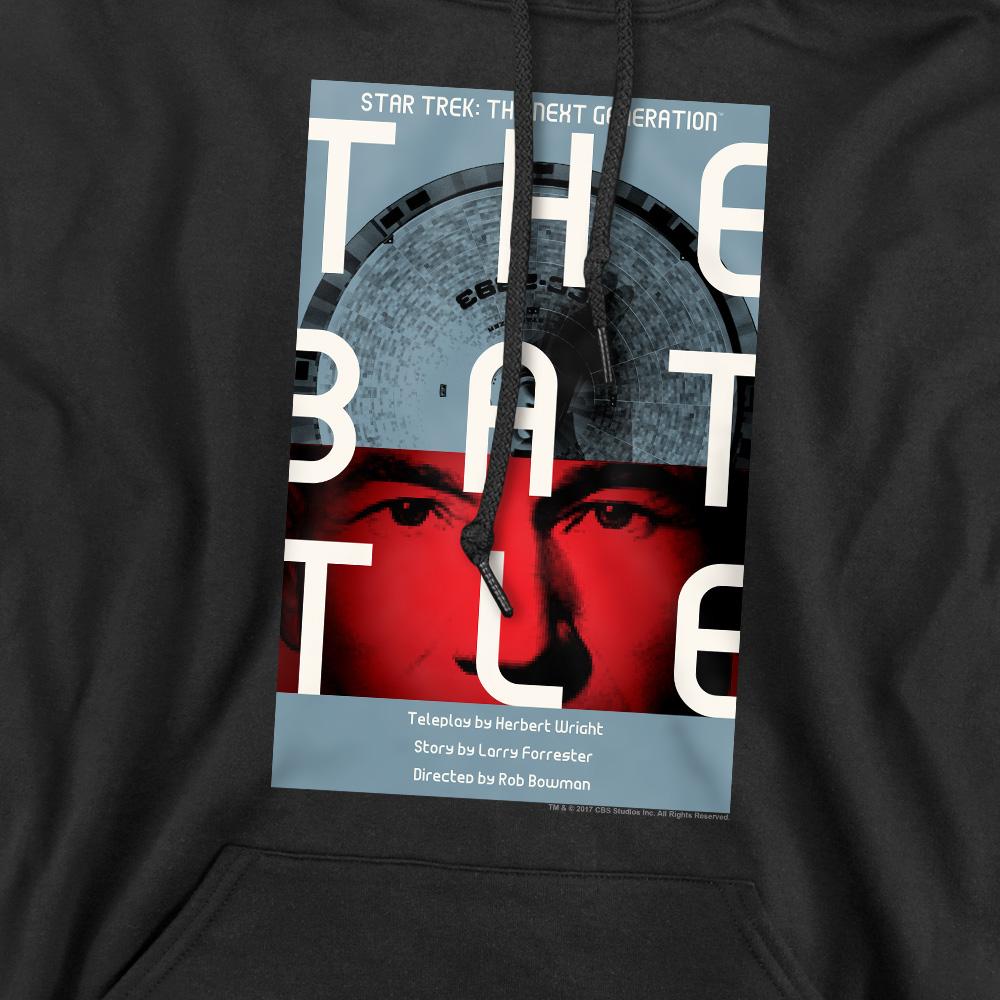 Black - Pack Shot - Star Trek Mens The Next Generation Season 1 Episode 9 Hoodie