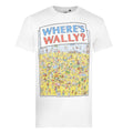 White - Front - Wheres Wally? Mens Beach T-Shirt