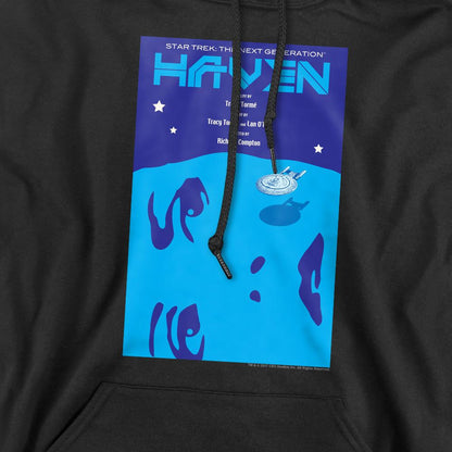 Black - Pack Shot - Star Trek Mens The Next Generation Season 1 Episode 11 Hoodie