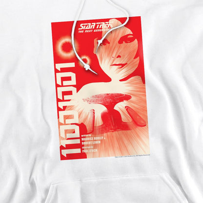 White - Pack Shot - Star Trek Mens The Next Generation Season 1 Episode 15 Hoodie