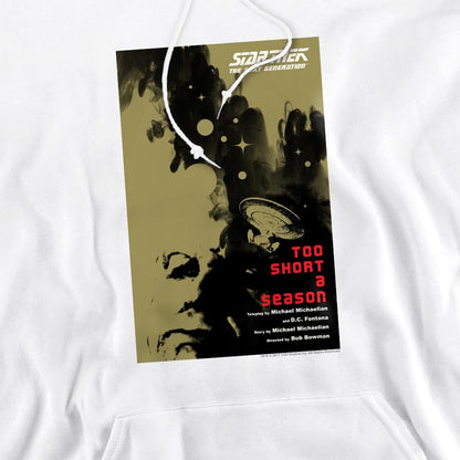 White - Pack Shot - Star Trek Mens The Next Generation Season 1 Episode 16 Hoodie