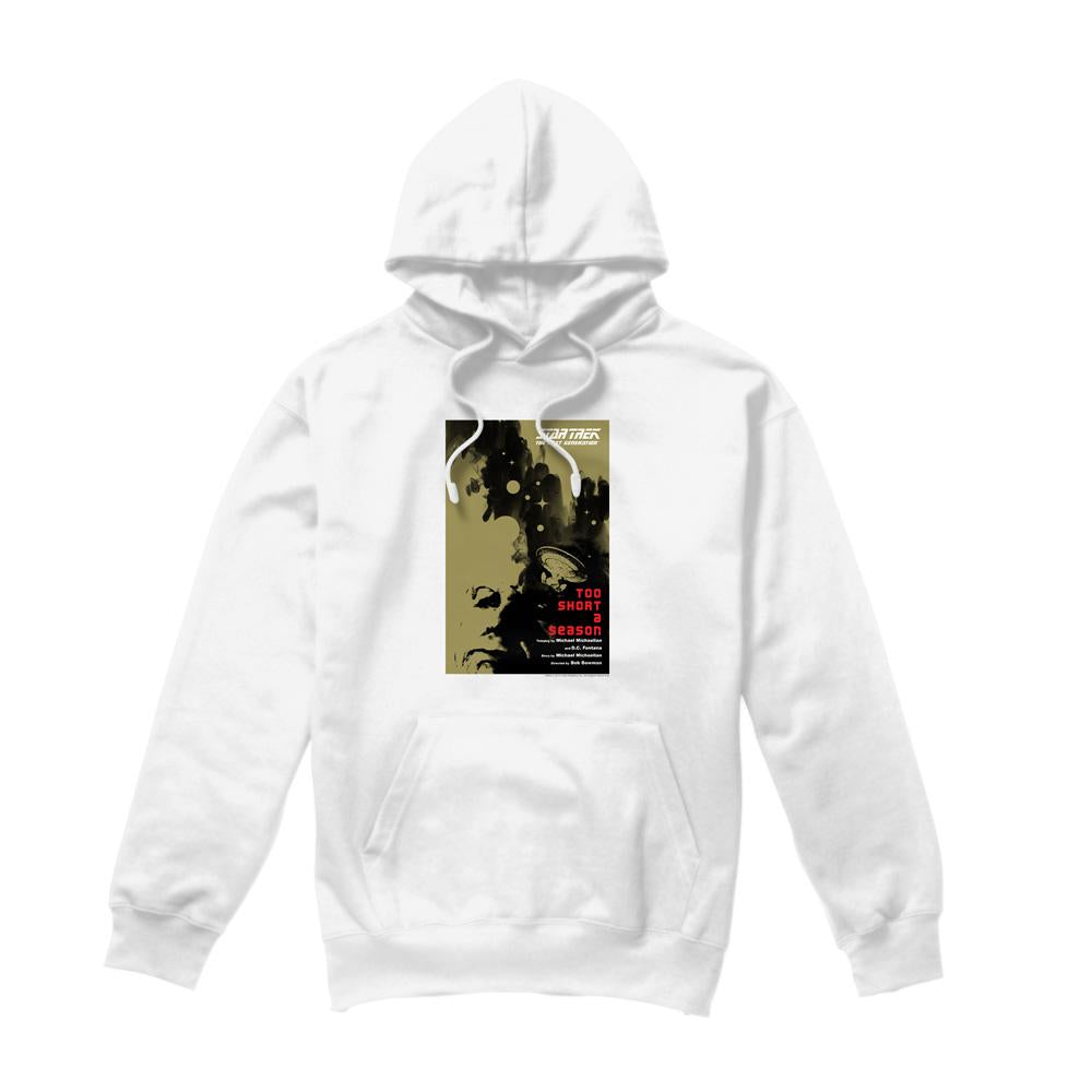 White - Front - Star Trek Mens The Next Generation Season 1 Episode 16 Hoodie