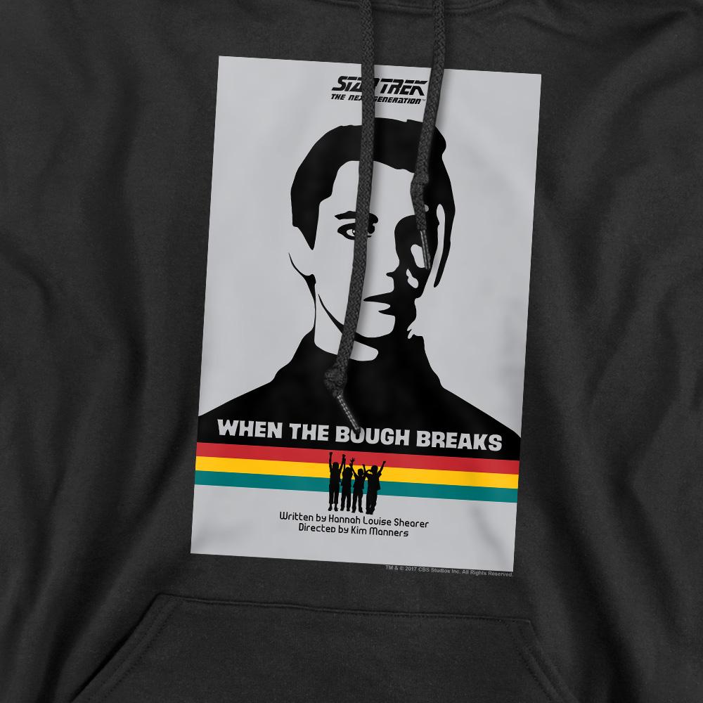 Black - Pack Shot - Star Trek Mens The Next Generation Season 1 Episode 17 Hoodie