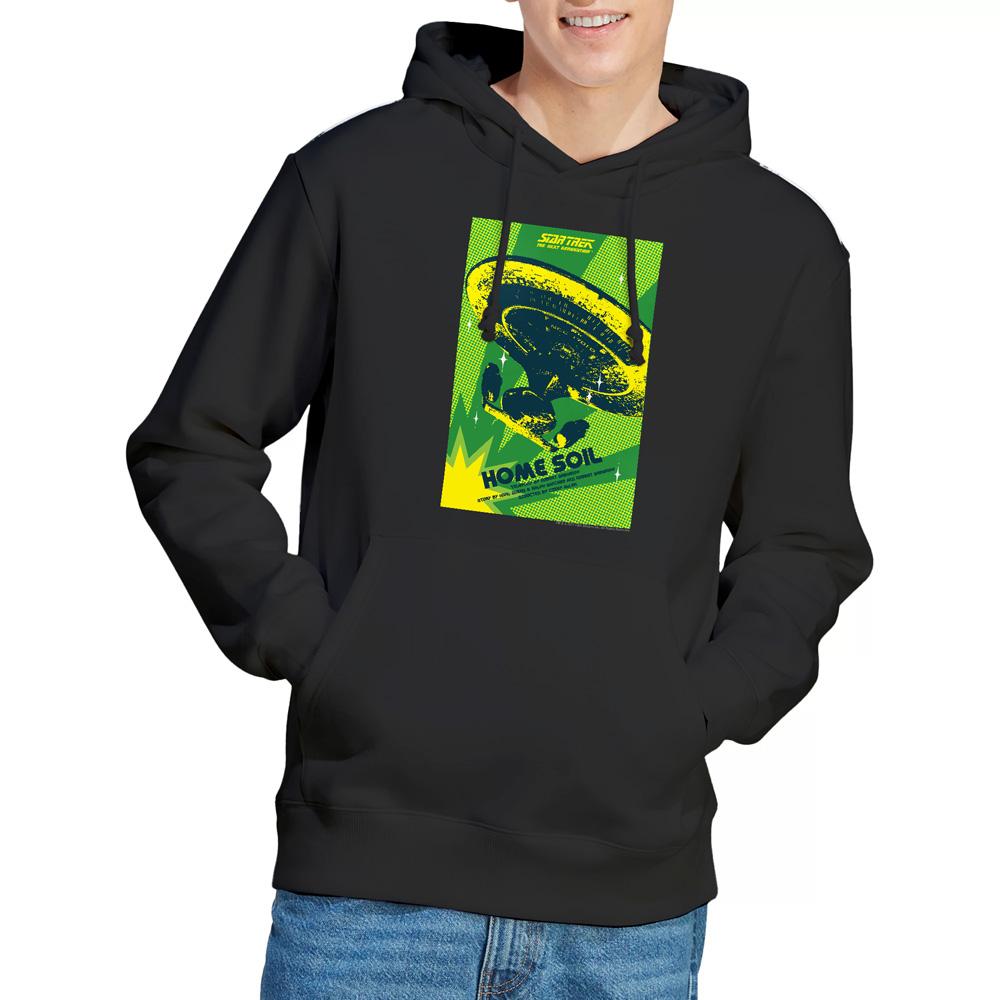 Black - Lifestyle - Star Trek Mens The Next Generation Season 1 Episode 18 Hoodie