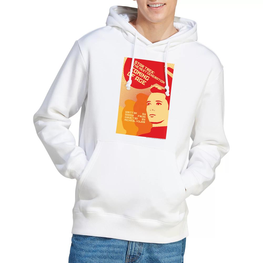 White - Lifestyle - Star Trek Mens The Next Generation Season 1 Episode 19 Hoodie