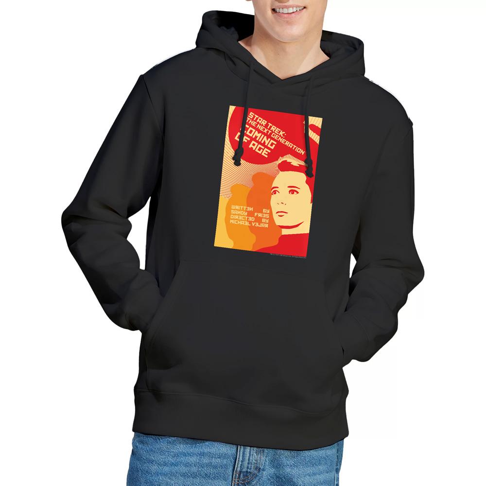 Black - Lifestyle - Star Trek Mens The Next Generation Season 1 Episode 19 Hoodie