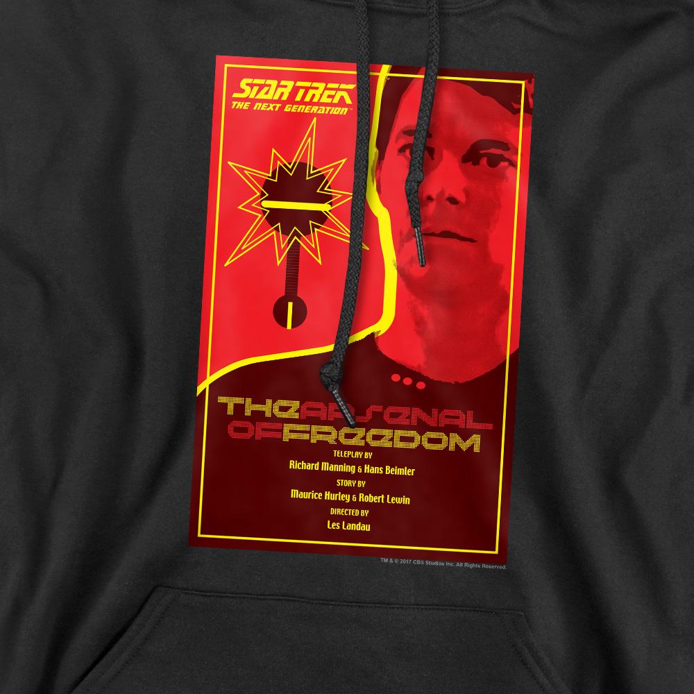 Black - Pack Shot - Star Trek Mens The Next Generation Season 1 Episode 21 Hoodie