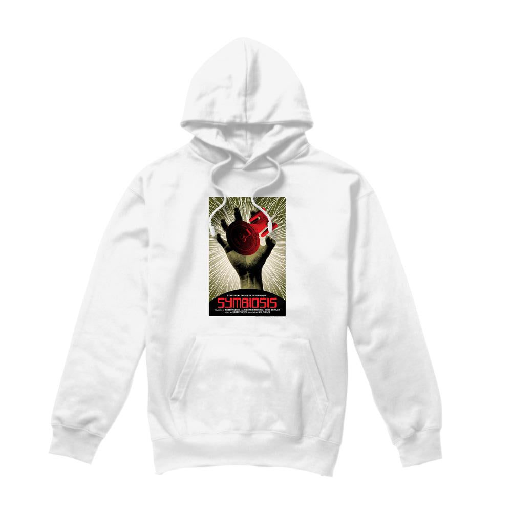 White - Front - Star Trek Mens The Next Generation Season 1 Episode 22 Hoodie