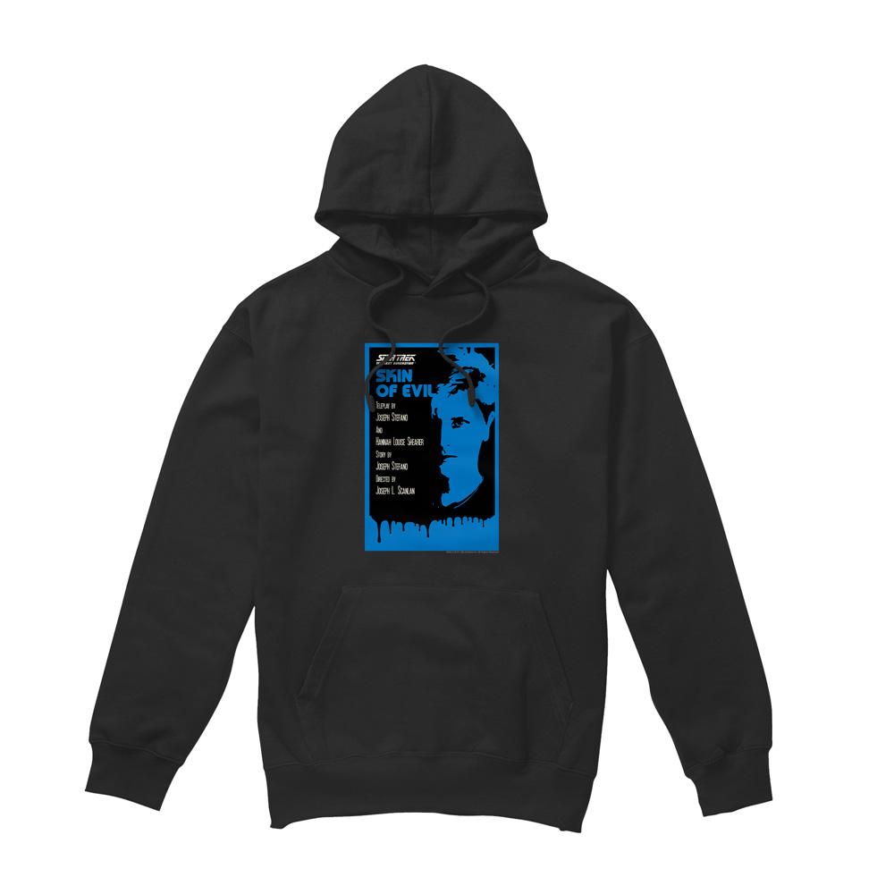 Black - Front - Star Trek Mens The Next Generation Season 1 Episode 23 Hoodie