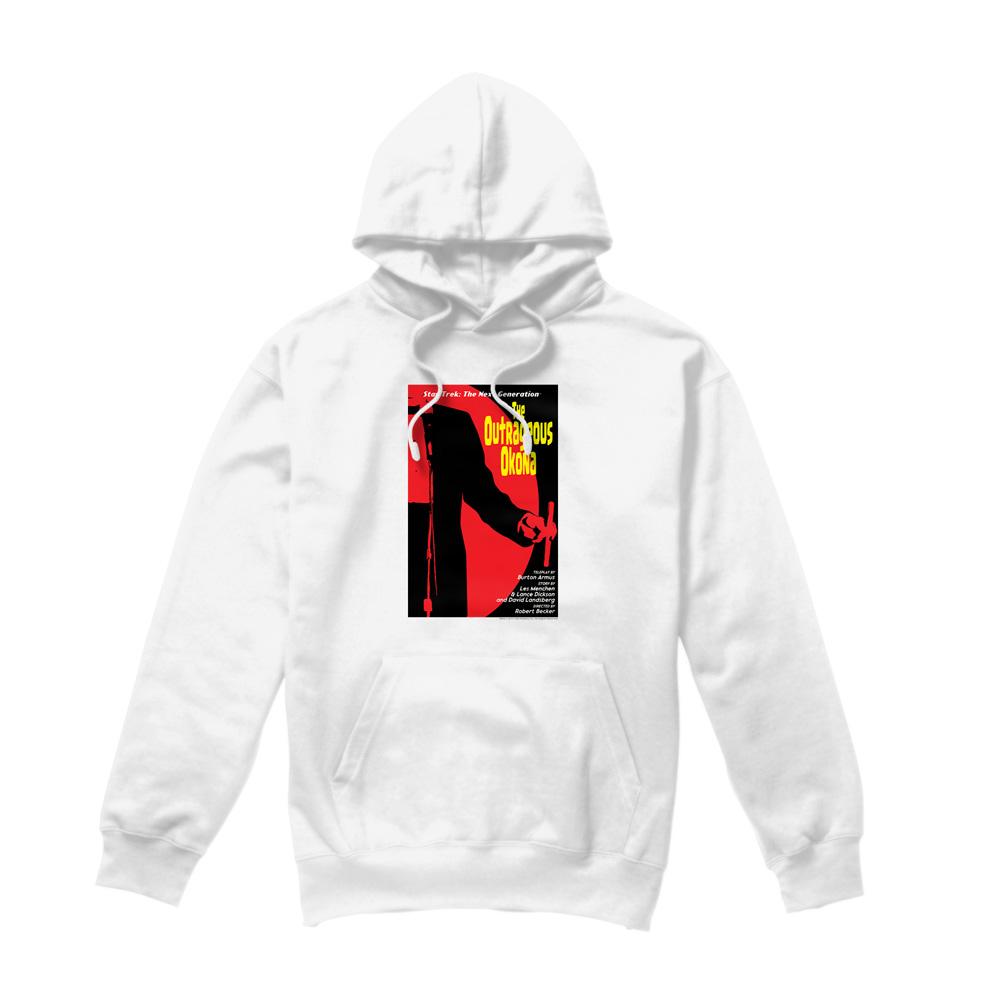 White - Front - Star Trek Mens The Next Generation Season 2 Episode 4 Hoodie