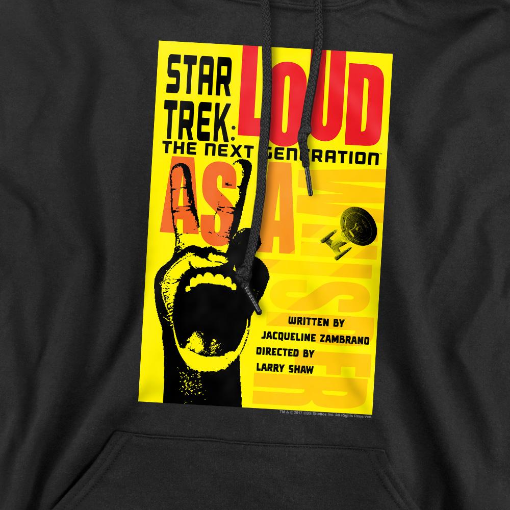 Black - Pack Shot - Star Trek Mens The Next Generation Season 2 Episode 5 Hoodie