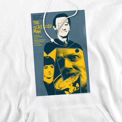White - Pack Shot - Star Trek Mens The Next Generation Season 2 Episode 6 Hoodie