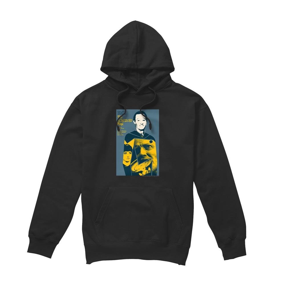 Black - Front - Star Trek Mens The Next Generation Season 2 Episode 6 Hoodie