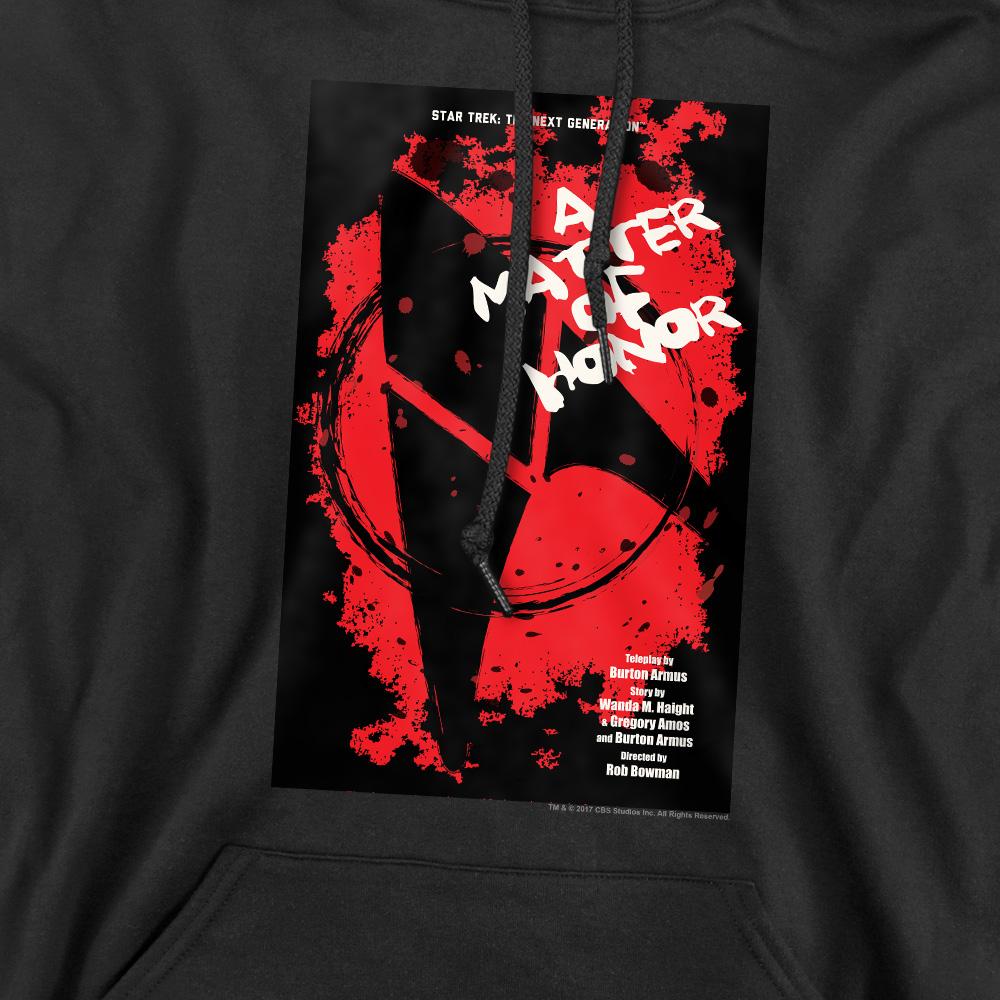 Black - Pack Shot - Star Trek Mens The Next Generation Season 2 Episode 8 Hoodie