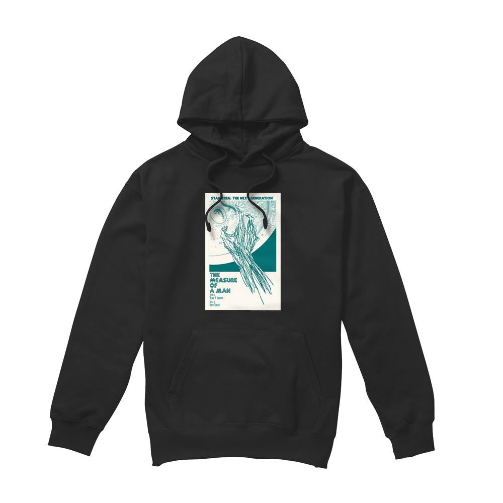 Black - Front - Star Trek Mens The Next Generation Season 2 Episode 9 Hoodie