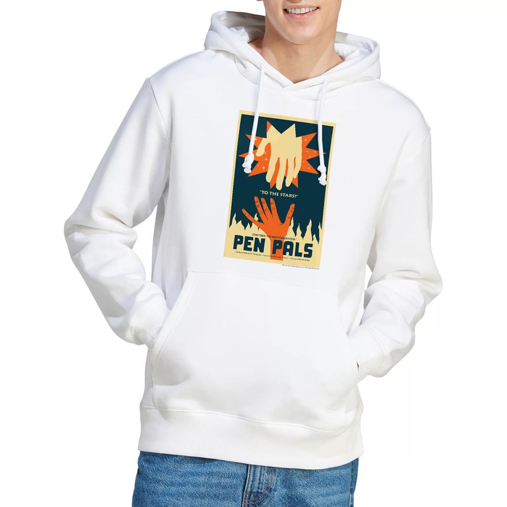 White - Lifestyle - Star Trek Mens The Next Generation Season 2 Episode 15 Hoodie