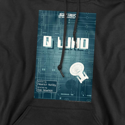 Black - Pack Shot - Star Trek Mens The Next Generation Season 2 Episode 16 Hoodie