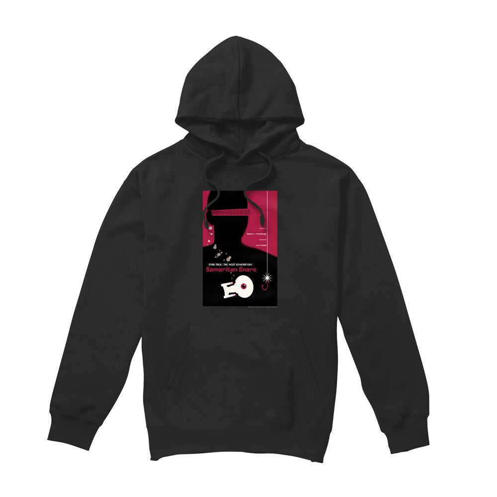 Black - Front - Star Trek Mens The Next Generation Season 2 Episode 17 Hoodie