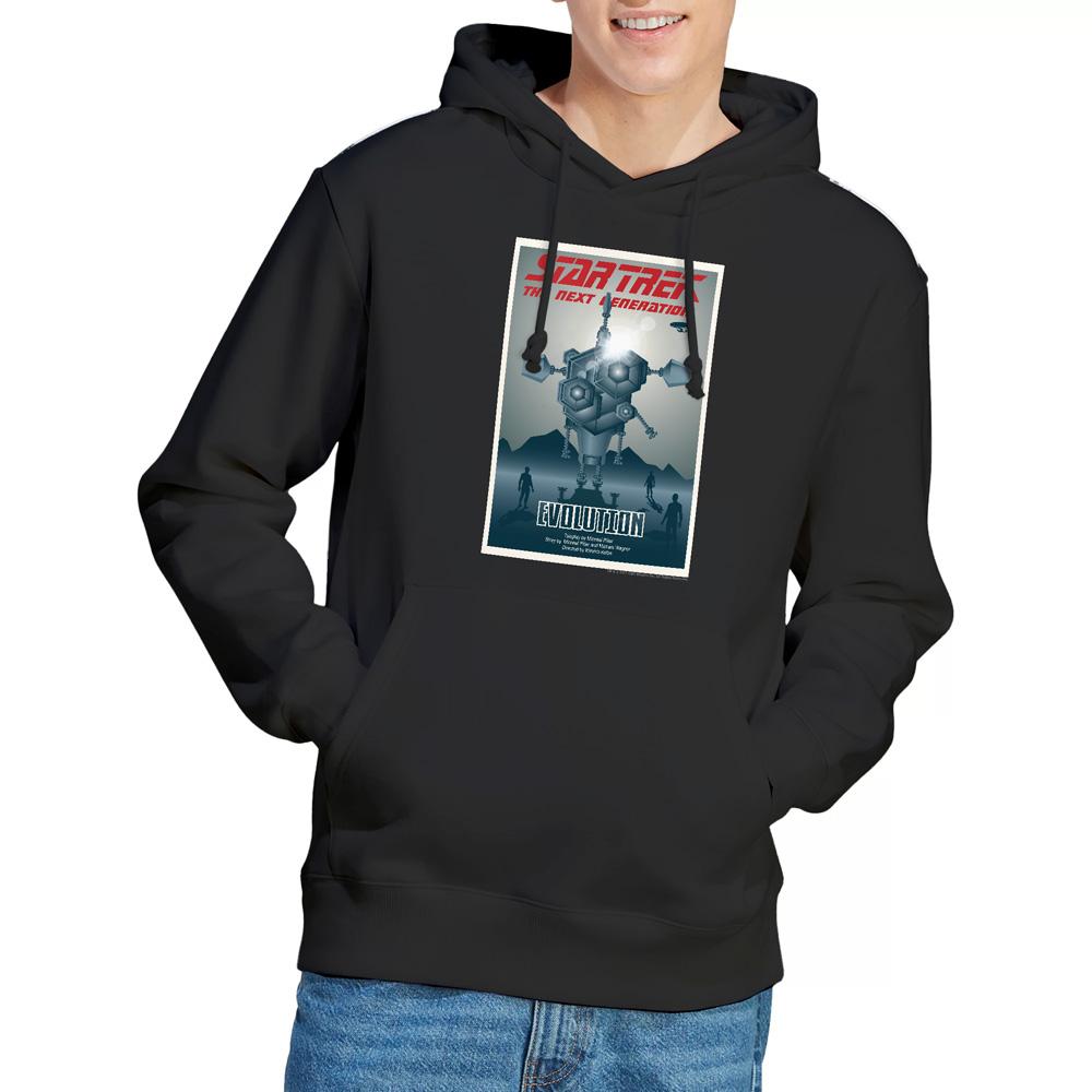 Black - Lifestyle - Star Trek Mens The Next Generation Season 3 Episode 1 Hoodie