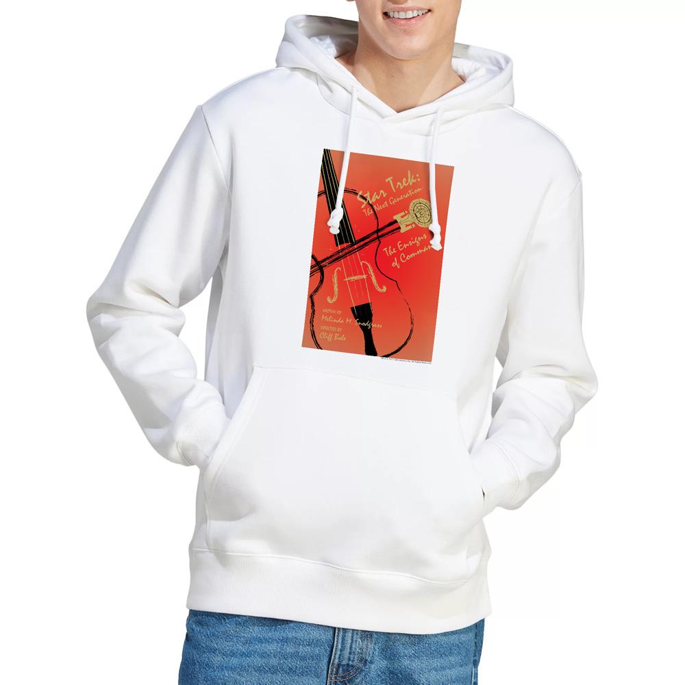 White - Side - Star Trek Mens The Next Generation Season 3 Episode 2 Hoodie