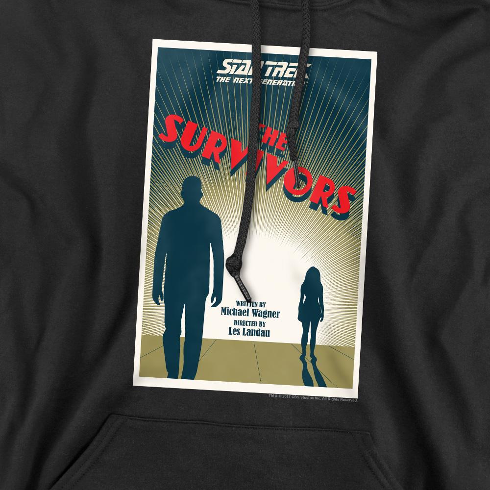 Black - Pack Shot - Star Trek Mens The Next Generation Season 3 Episode 3 Hoodie