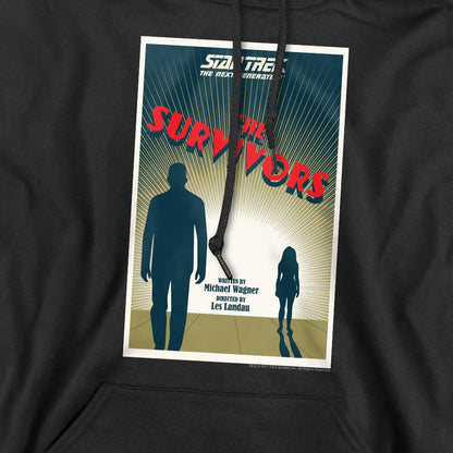 Black - Pack Shot - Star Trek Mens The Next Generation Season 3 Episode 3 Hoodie