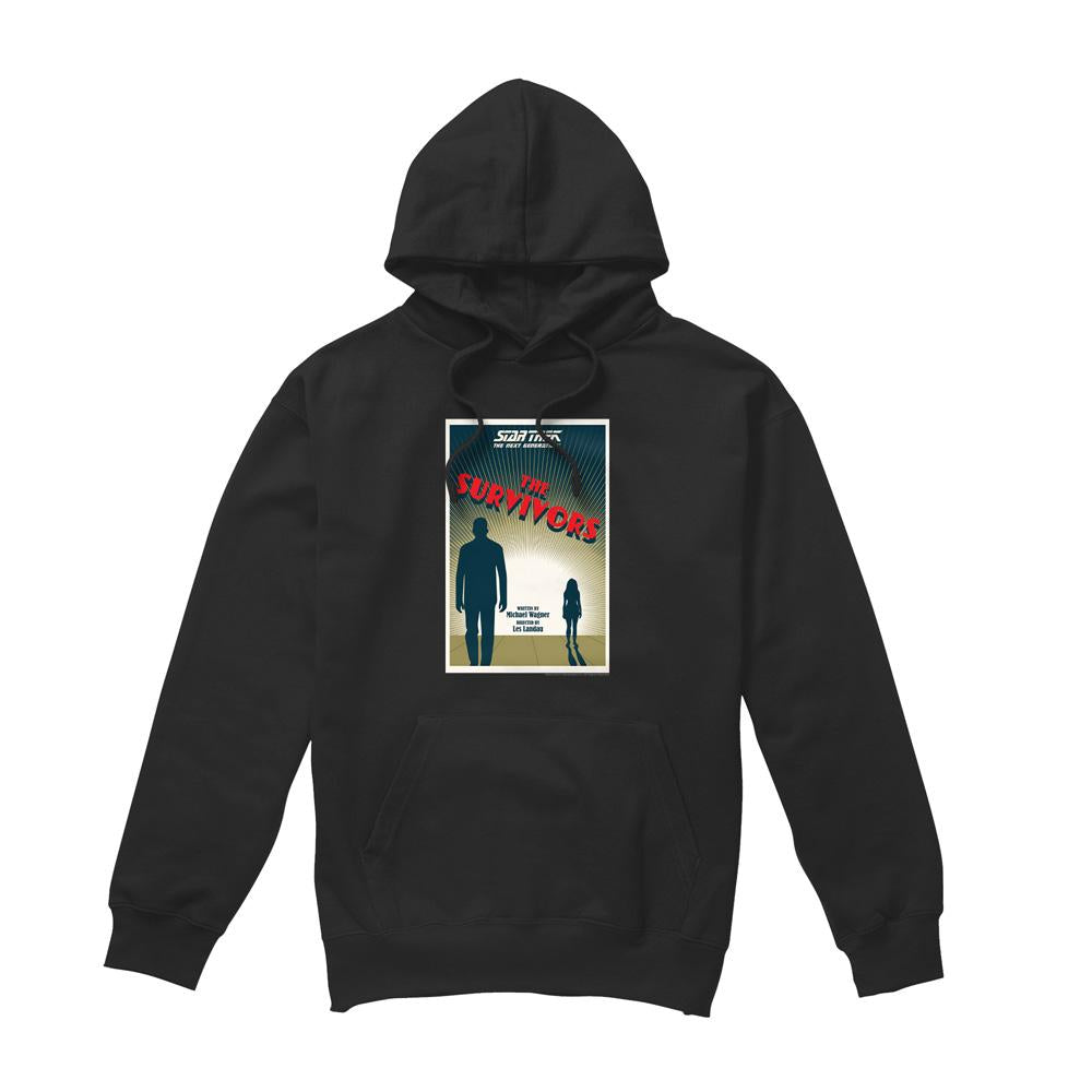 Black - Front - Star Trek Mens The Next Generation Season 3 Episode 3 Hoodie
