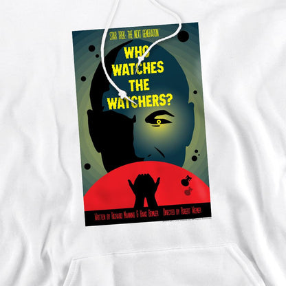 White - Pack Shot - Star Trek Mens The Next Generation Season 3 Episode 4 Hoodie