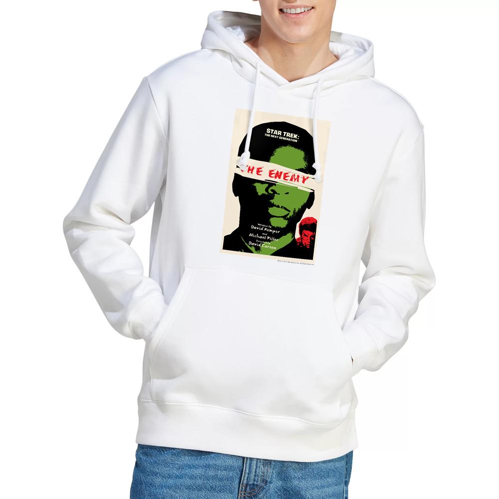 White - Lifestyle - Star Trek Mens The Next Generation Season 3 Episode 7 Hoodie