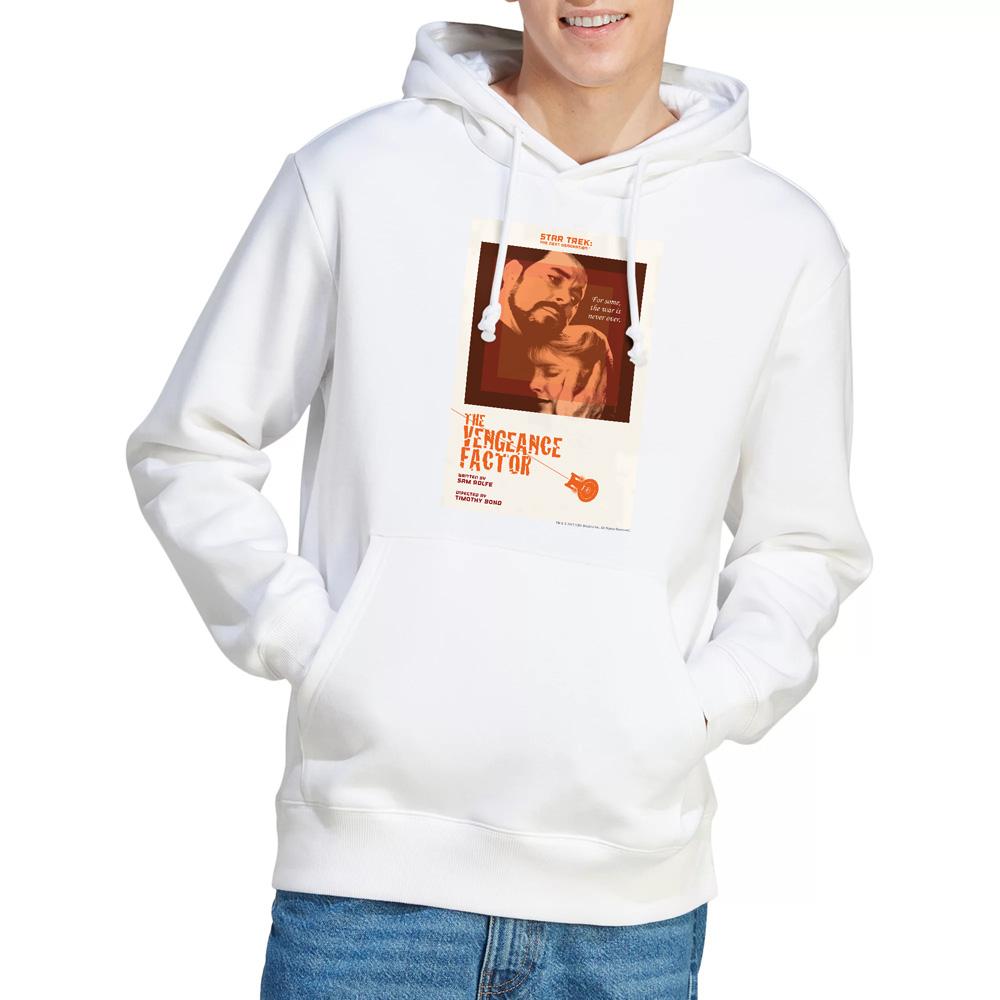 White - Lifestyle - Star Trek Mens The Next Generation Season 3 Episode 9 Hoodie