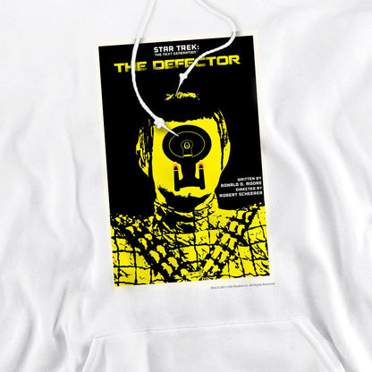 White - Pack Shot - Star Trek Mens The Next Generation Season 3 Episode 10 Hoodie