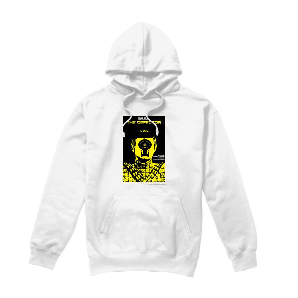 White - Front - Star Trek Mens The Next Generation Season 3 Episode 10 Hoodie