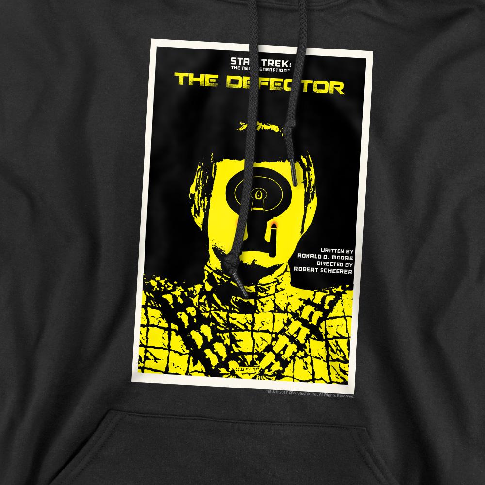 Black - Pack Shot - Star Trek Mens The Next Generation Season 3 Episode 10 Hoodie