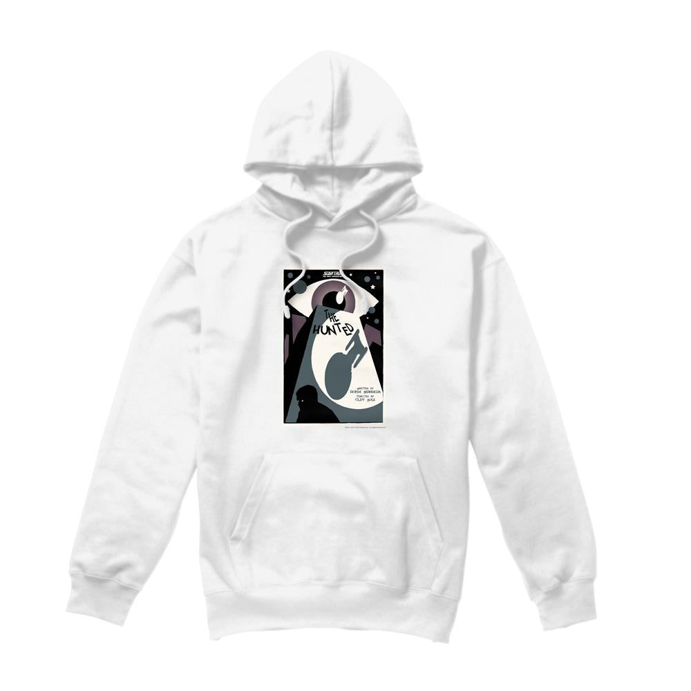 White - Front - Star Trek Mens The Next Generation Season 3 Episode 11 Hoodie