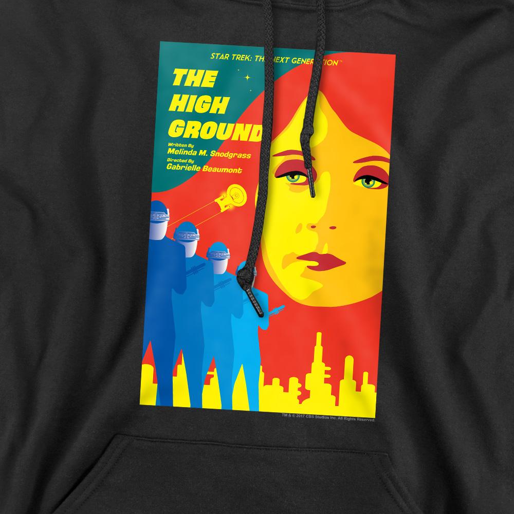 Black - Pack Shot - Star Trek Mens The Next Generation Season 3 Episode 12 Hoodie