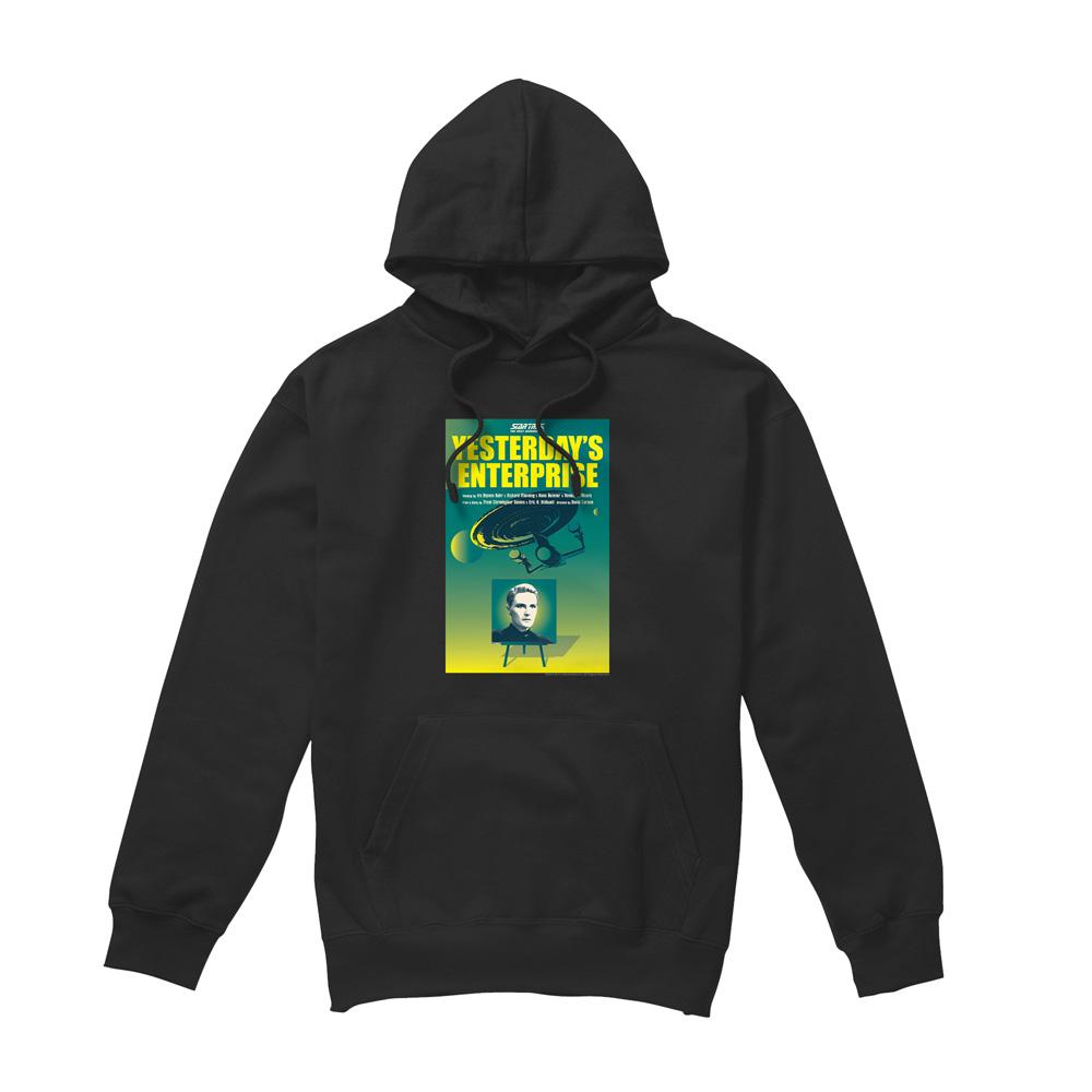 Black - Front - Star Trek Mens The Next Generation Season 3 Episode 15 Hoodie