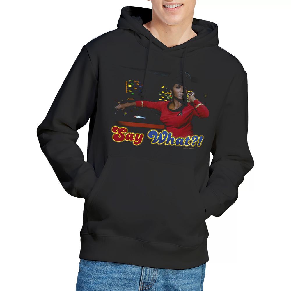 Black - Lifestyle - Star Trek Mens Say What Hoodie