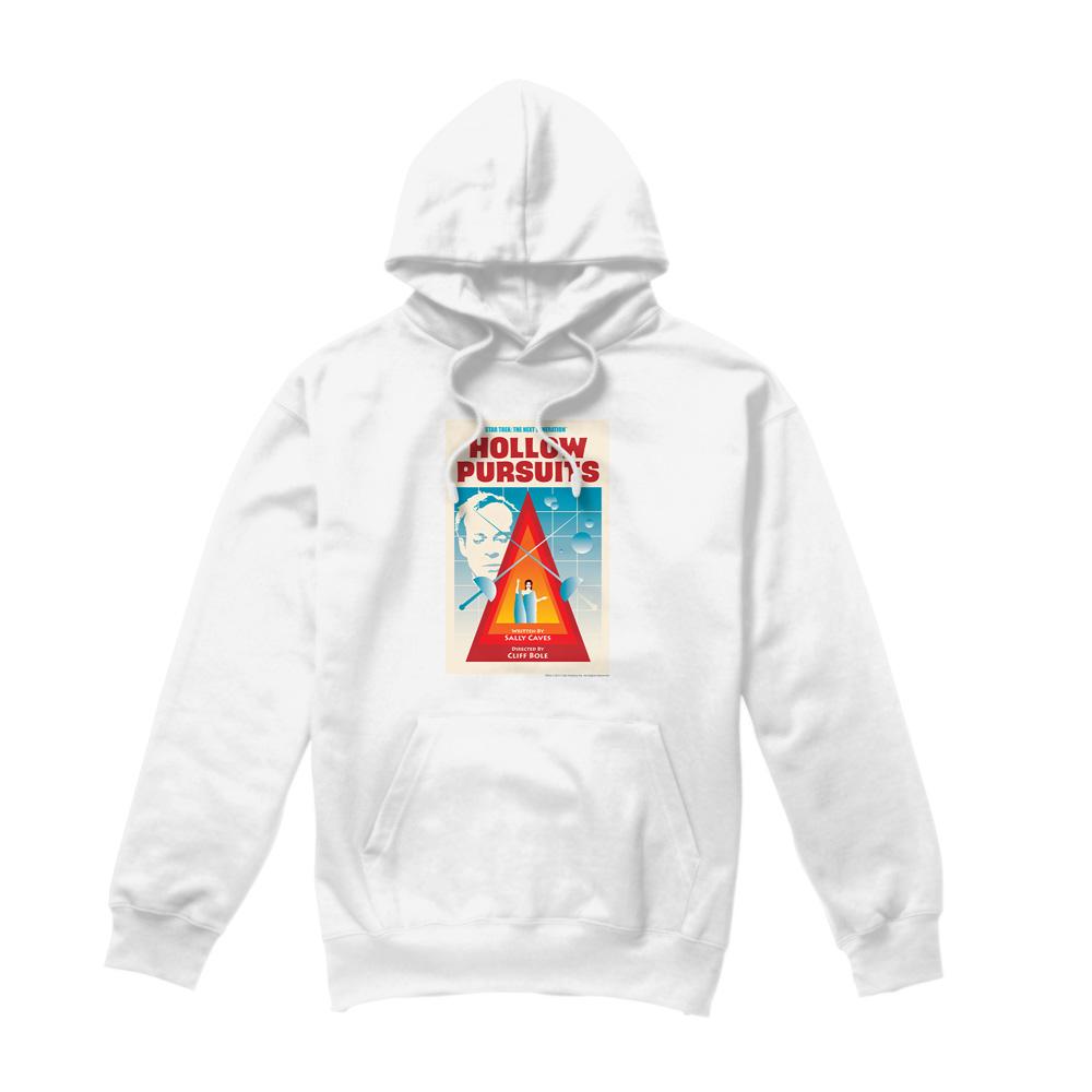 White - Front - Star Trek Mens The Next Generation Season 3 Episode 21 Hoodie