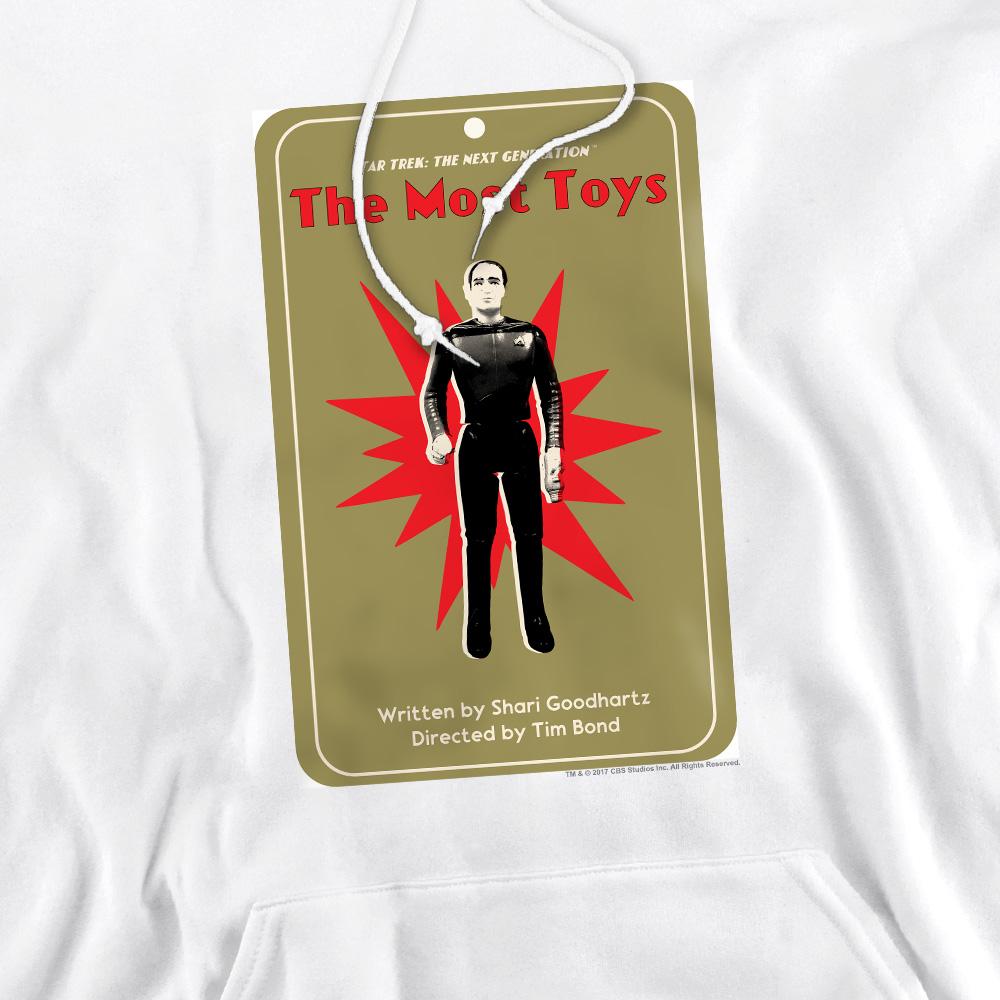 White - Pack Shot - Star Trek Mens The Next Generation Season 3 Episode 22 Hoodie