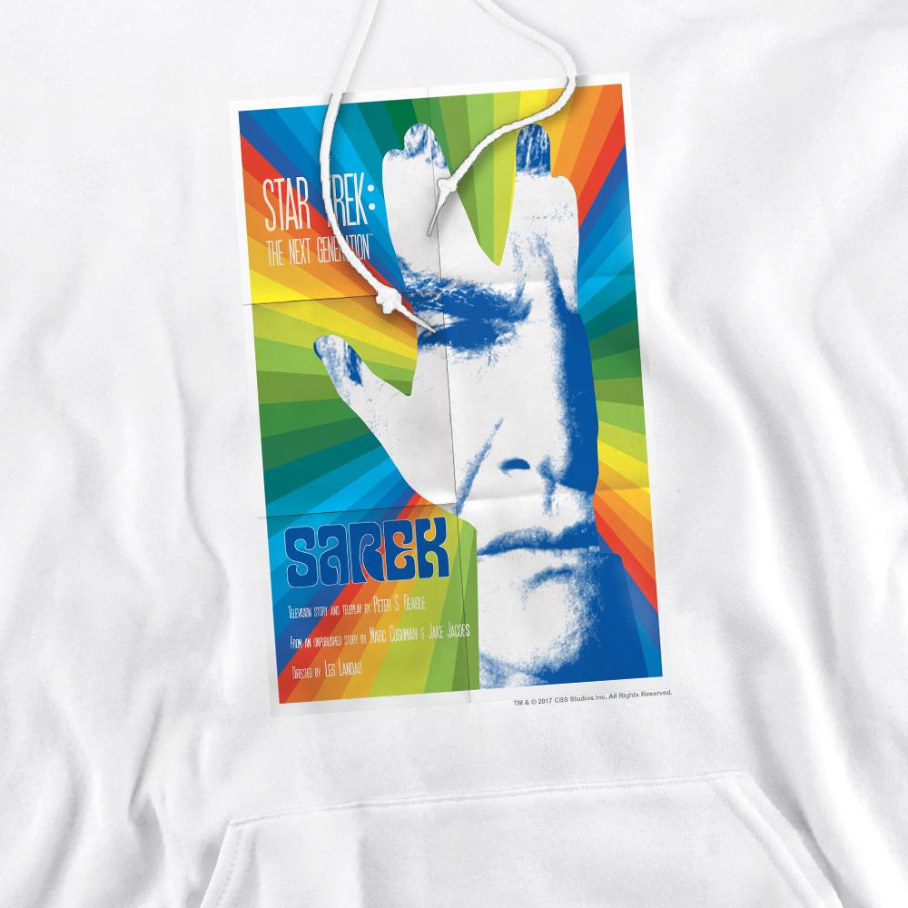 White - Pack Shot - Star Trek Mens The Next Generation Season 3 Episode 23 Hoodie