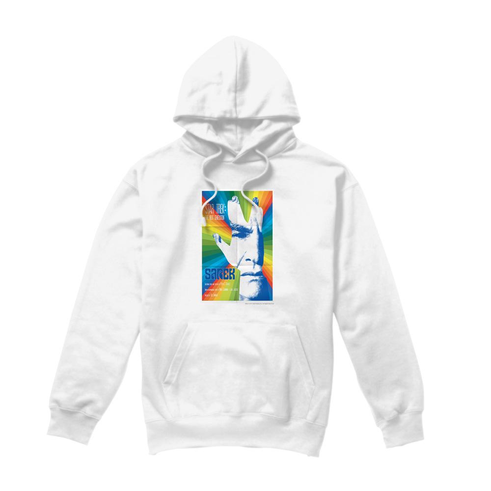 White - Front - Star Trek Mens The Next Generation Season 3 Episode 23 Hoodie
