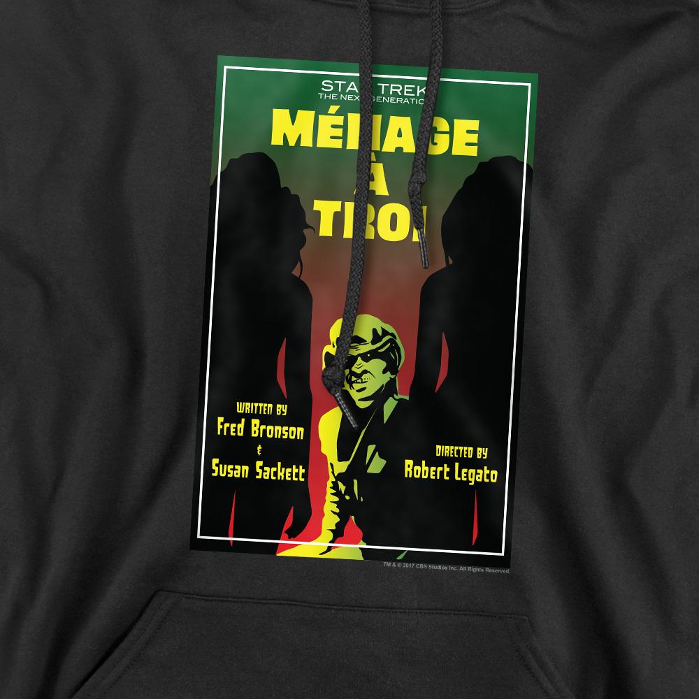 Black - Pack Shot - Star Trek Mens The Next Generation Season 3 Episode 24 Hoodie