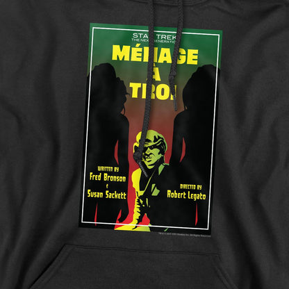 Black - Pack Shot - Star Trek Mens The Next Generation Season 3 Episode 24 Hoodie